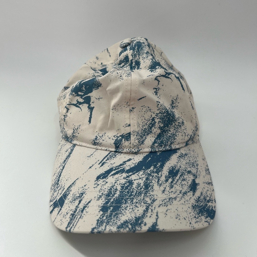 Cos Printed Baseball Cap In White - Picture 2 of 8